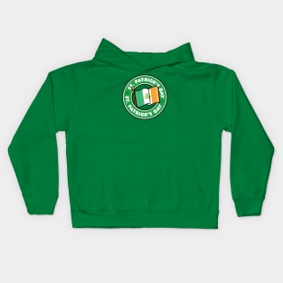 St Patrick's Day Irish Flag Kids Hoodie